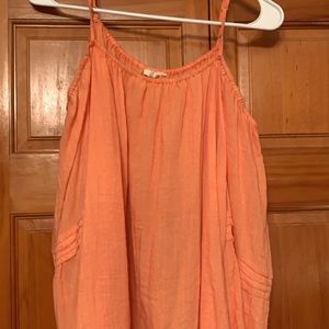 Lucky brand cold shoulder blouse